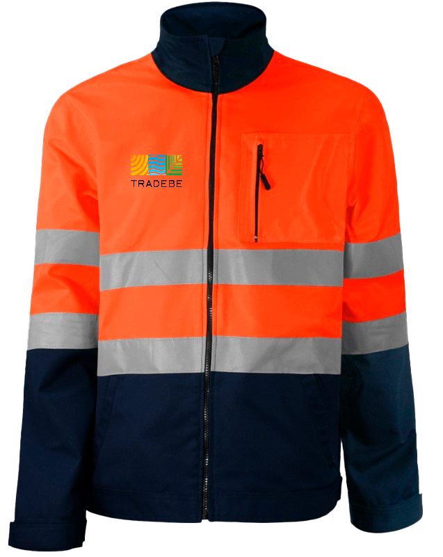 Cazadora combi AV marinonaranja - WR265 delante